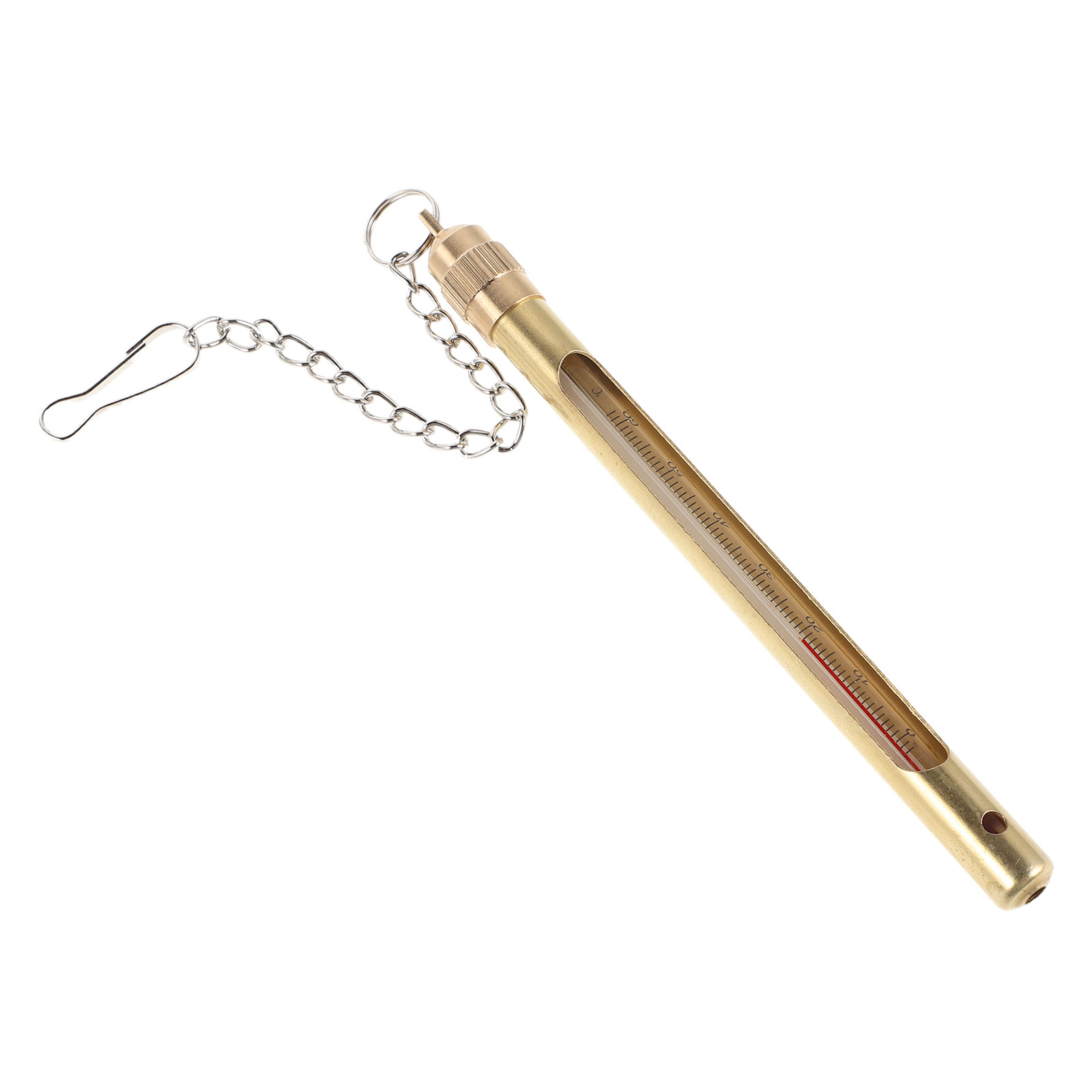 Fishing Rod Fly - مقياس حرارة معدني خارجي لقياس حرارة