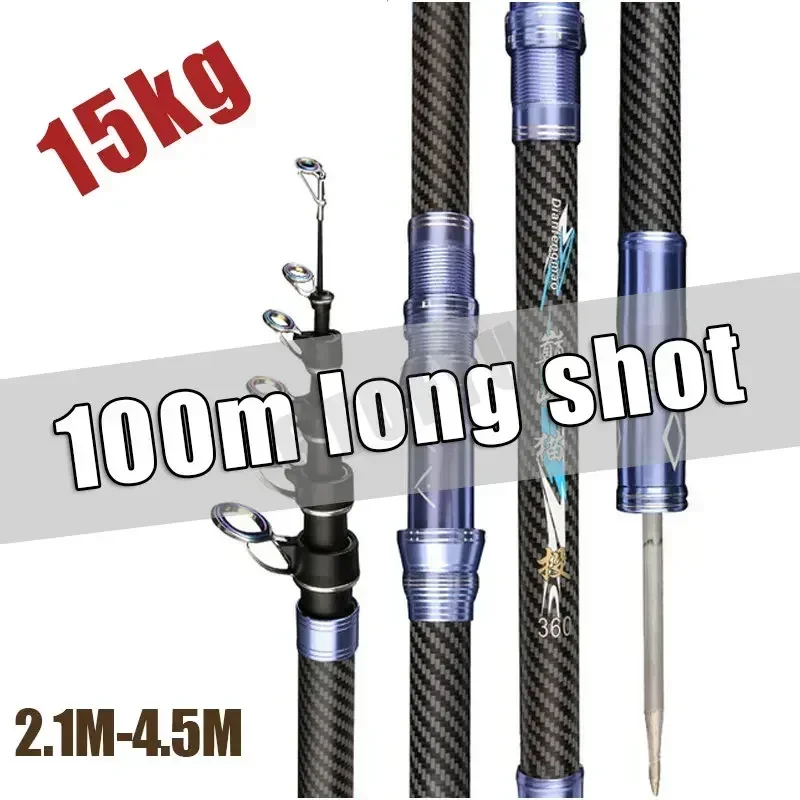 Fishing Rod Surf - أفضل صنارة صيد دوارة تلسكوبية محمولة