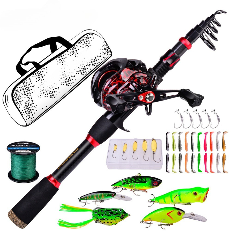 Fishing Rod Carbon Fiber - طقم صيد كامل من ألياف الكربون