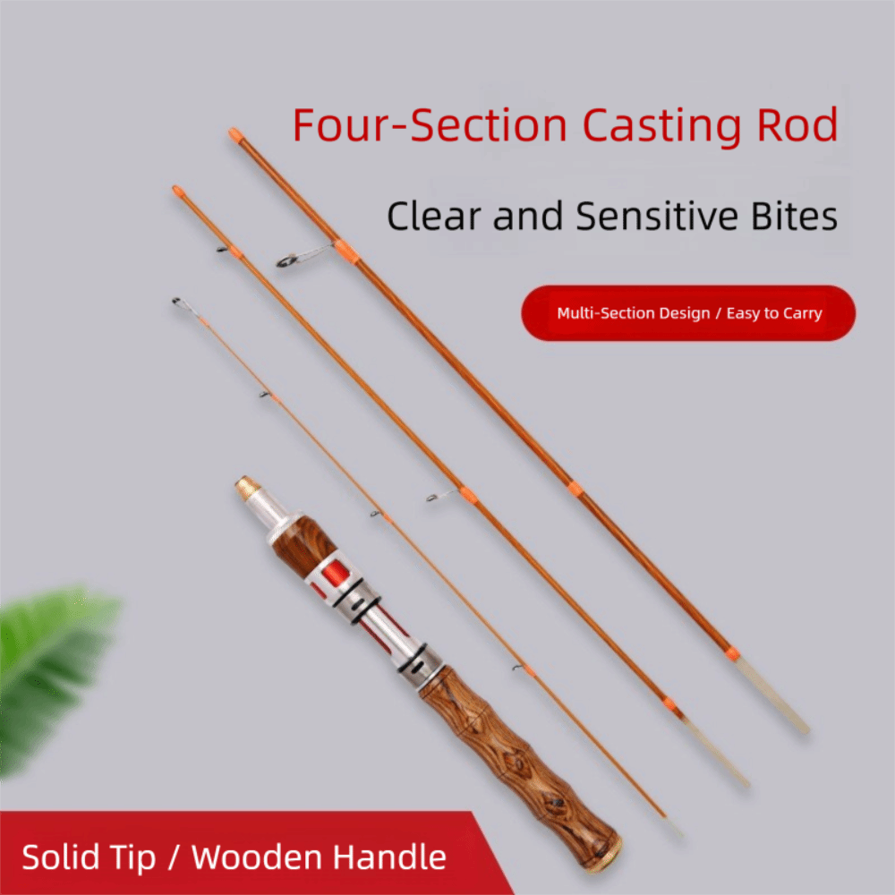 عالية الجودة 4 أقسام الغزل الص - مراجعة Fishing Rod Carbon Fiber وسعره