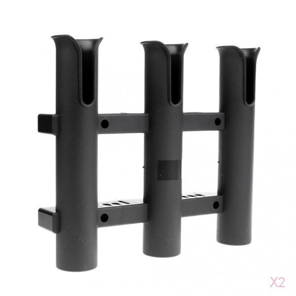 حامل قصبة صيد أسود من البولي ب - مراجعة Fishing Rod Rack وسعره