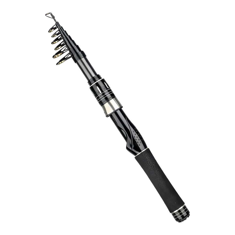 قصبة صيد تلسكوبية خفيفة الوزن  - مراجعة Fishing Rod Telescopic وسعره