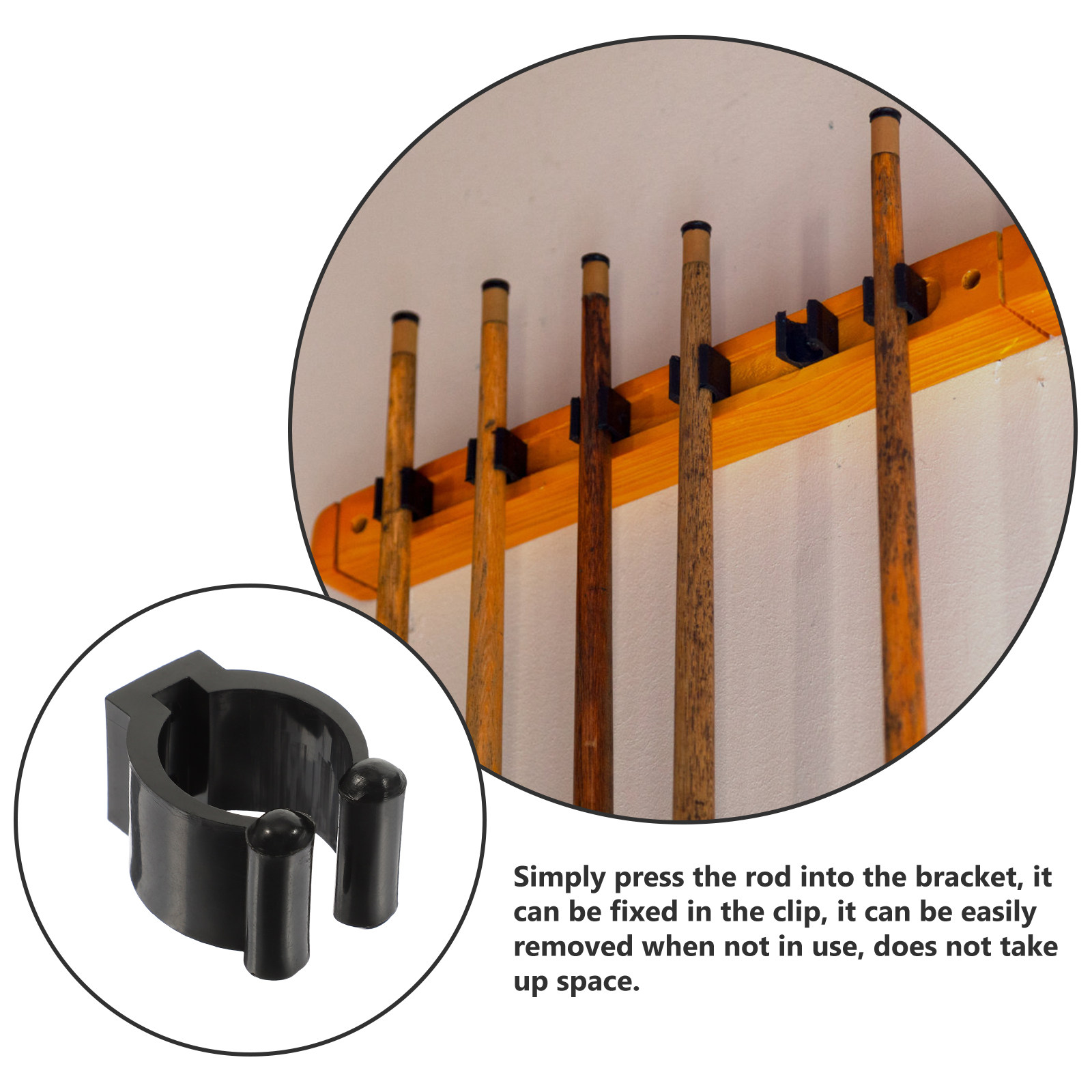 12 قطعة من مشابك البلاستيك الم - مراجعة Fishing Rod Rack وسعره