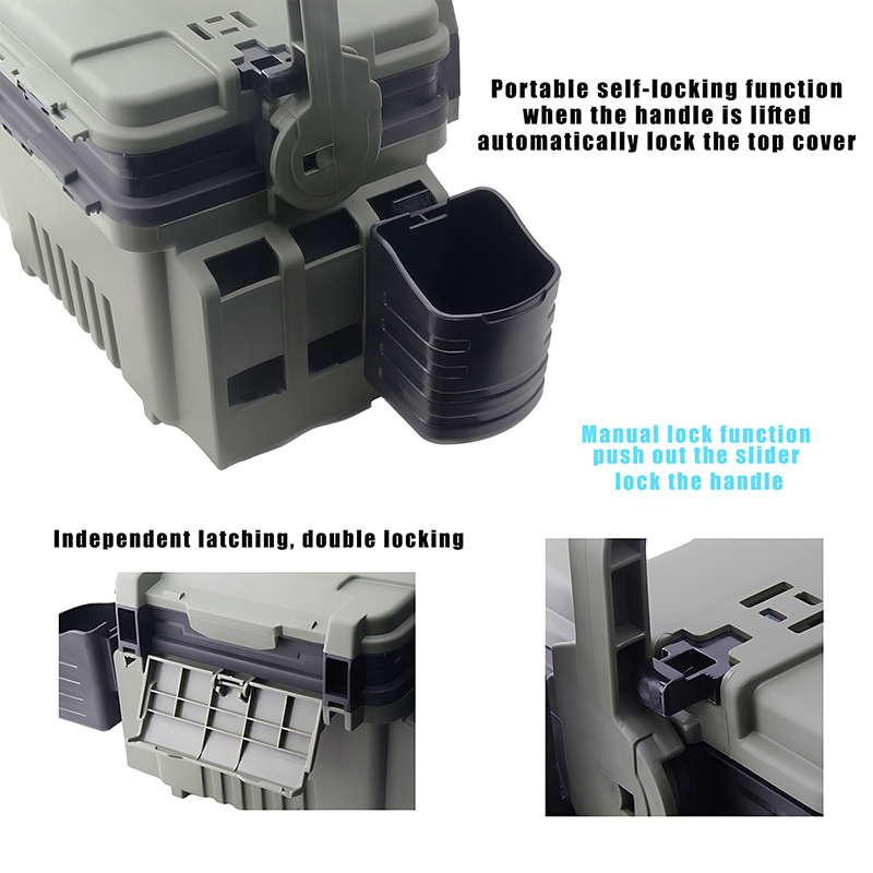 JSFUN صندوق الصيد برميل حامل ا - مراجعة Fishing Rod Holder وسعره