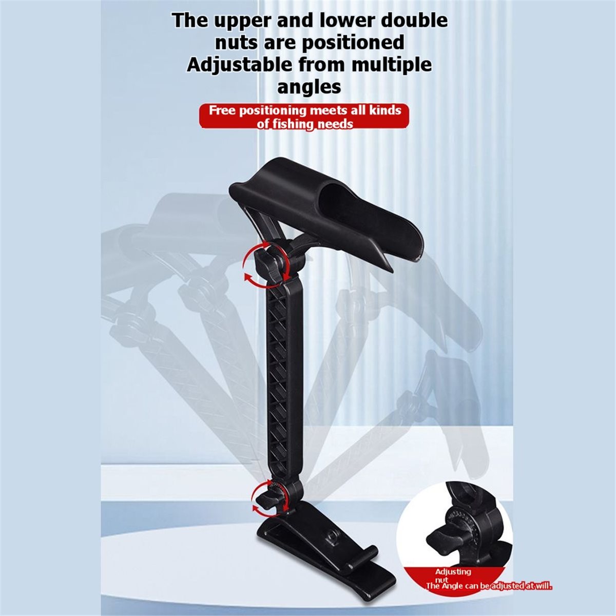حامل صنارة صيد الجليد القابل ل - مراجعة Fishing Rod Holder وسعره