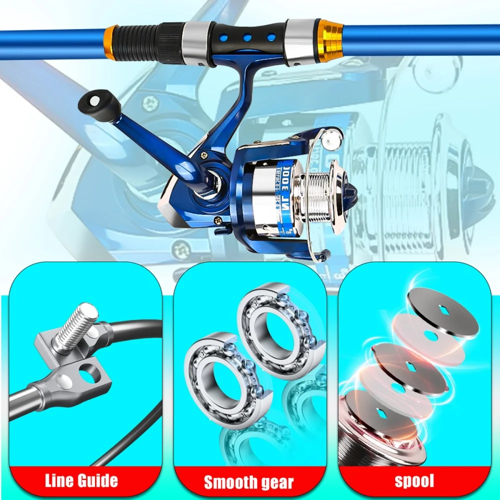 مجموعة صنارة صيد من الألياف ال - مراجعة Fishing Rod Carbon Fiber وسعره